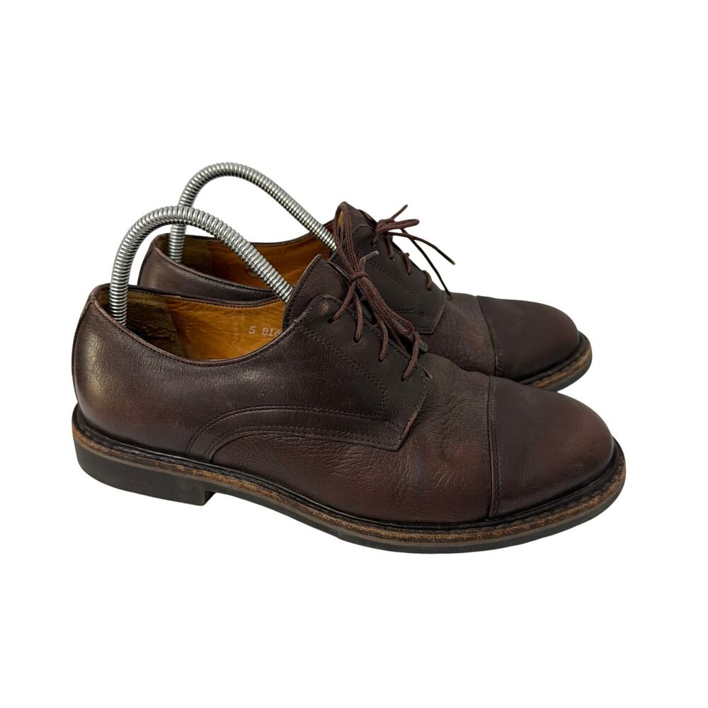 Mephisto Shoes Mens Size 8 Melchior Brown Leather Cap Toe Oxford Goodyear Welt